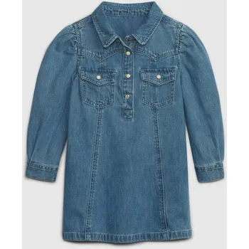 Dívčí šaty GAP Dívčí Baby džínové šaty GAP Modrá 92 (2440710)