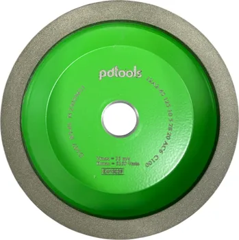 Brusný kotouč Diamantový brusný kotouč nástrojový 12A2 D125 W10 X5 T28 H20 - PDT Zrnitost: U.S. ANSI #150 // FEPA D107 // Ukraine DSTU 100/80