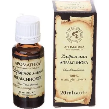 AROMATIKA Pomerančový olej, 100% přírodní, Aromatika, 20 ml
