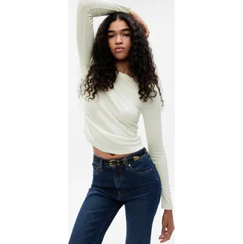 Dámské tričko GAP Dámské Tričko s dlouhým rukávem Gap Bílá L (2450027)