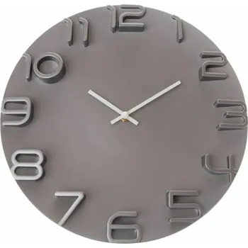 Hodiny Casa de Engel Home Plastové nástěnné hodiny, 1/20 Fialová UNI (2780955)