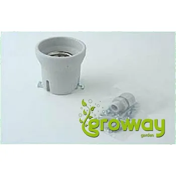 Objímka E-40 keramická se sadou šroubků k zapojení 1 ks