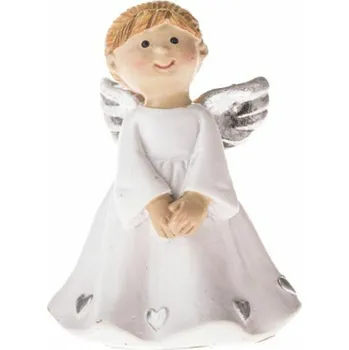 Vánoční dekorace Casa de Engel Home Polyresinový anděl, 12/192 Fialová UNI (2814687)