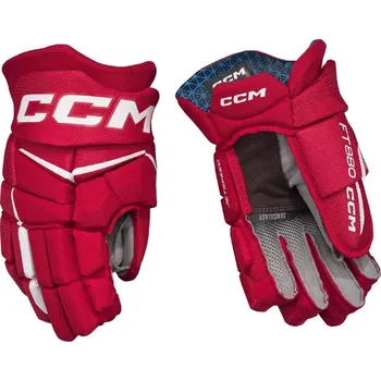 Chránič rukou Rukavice CCM Jetspeed FT880 JR, červená-bílá, Junior, 12" CCM