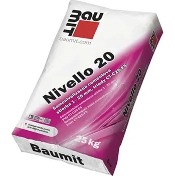 Stavební pojivo Směs samonivelační cement Nivello 20 25 kg Baumit