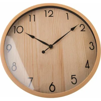 Hodiny Casa de Engel Home Plastové nástěnné hodiny, 1/20 Fialová UNI (2781005)