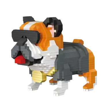 ostatní stavebnice OEM Stavebnice - Pejsci - Malý - 1000 Dílků RASA: BULLDOG