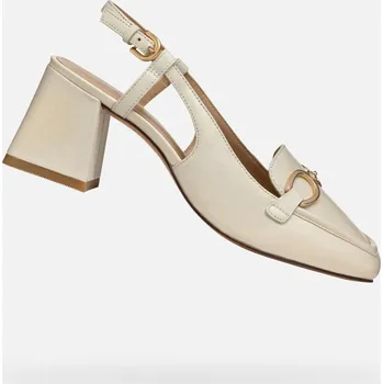 Dámské polobotky Geox Dámské Krémové dámské lodičky Geox Coronilla Bílá 38 (2736486)