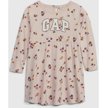 Dívčí šaty GAP Dívčí Baby šaty s logem Gap Růžová 104 (2438375)
