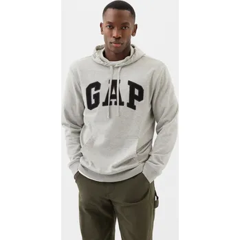 Dámská mikina GAP Pánské Mikina s logem a kapucí GAP Šedá XS (2249308)