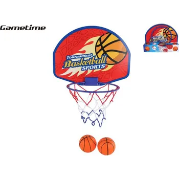 Basketbalový koš GAMETIME basketbalový koš s míčem 2ks - 17x28x21cm