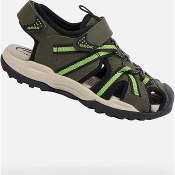Chlapecká obuv Geox Chlapecké Šedé chlapecké sandály Geox Borealis Šedá 35 (2783143)