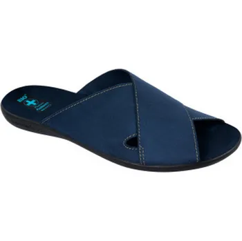 Pánská zdravotní obuv Pánské pantofle Adanex 20308 modré modrá 42