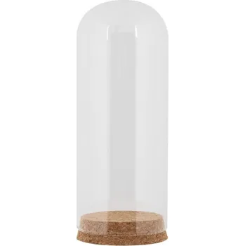 Dóza na potraviny Skleněný poklop s korkovým podstavcem Aart – 8x20 cm