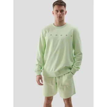 Pánská mikina 4F Pánské Pánská tepláková mikina bez zapínání a bez kapuce 4F Zelená L (2667471)