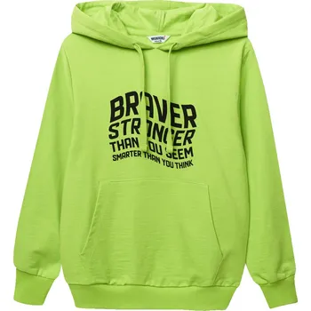 Chlapecká mikina Chlapecká mikina - Winkiki WJB 31155, zelinkavá Barva: Zelinkavá, Velikost: 158