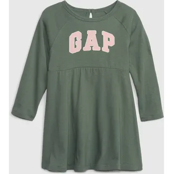 Dívčí šaty GAP Dívčí Baby šaty s logem Gap Zelená 104 (2438973)