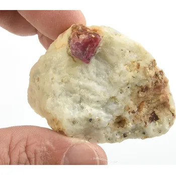 Přírodní kámen Rubín krystal přírodní v mateční hornině 48g Indie