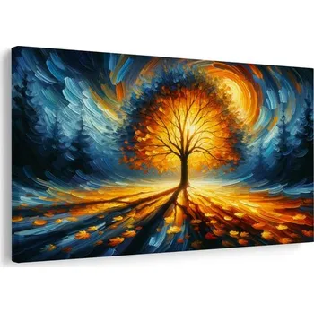 Obraz Dovido Obraz strom života uprostřed temného lesa