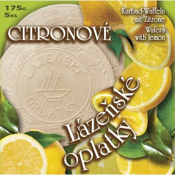 CLIP Luhačovice Lázeňské oplatky citronové 175g