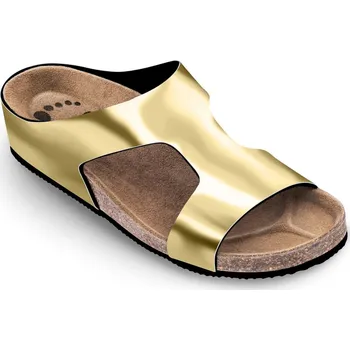 Dámská zdravotní obuv Obuv zdravotní FORcare 304165 zlatá lesk Velikost: 41