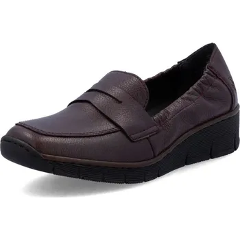 Dámské mokasíny Dámské mokasíny RIEKER 53797-35 červená W5 37