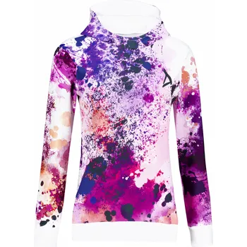 Dámská mikina Dámská funkční mikina premium ALTISPORT VOJ/ALW055MI01 FIALOVÁ-ORANŽOVÁ XS