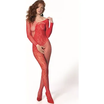 Catsuit PASSION BS107 červený S-L - s kupónem KUP15 cena 254 Kč + extra diskrétní expedice