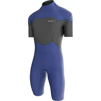 Neoprenový oblek Pánský neopren 2/2 PROLIMIT Shorty Fusion Backzip - Blue/Grey XXXL