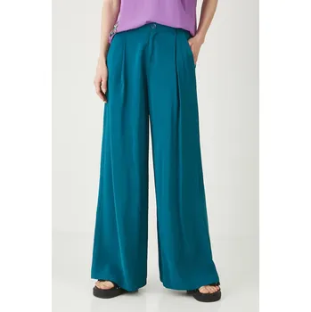 Dámské kalhoty Kalhoty Medicine dámské, tyrkysová barva, široké, medium waist RS25.SPDC01 69X, vel. M