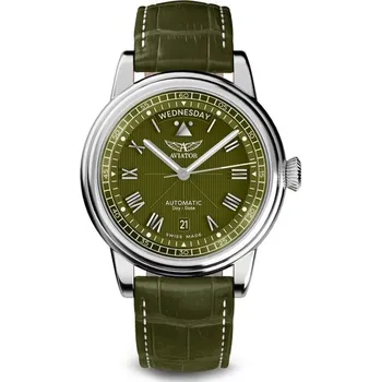 Hodinky Aviator Douglas Day-Date 41 Automatic V.3.35.0.278.4 + 5 let záruka a dárek ZDARMA