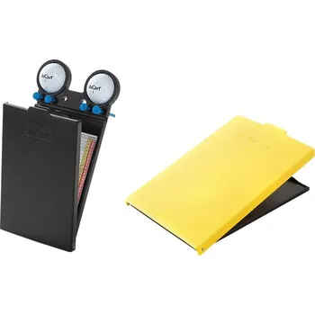 Golfový vozík JuCad GRP scorecard holder držák, černo/žlutý