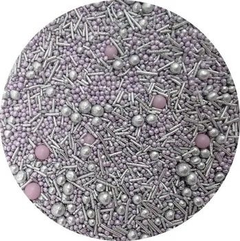 Přisada na vaření a pečení Cukrové zdobení Stříbrný poklad 80g - I LOVE CAKES