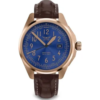 Hodinky Aviator Airacobra 43 Type B V.1.38.2.326.4 + 5 let záruka a dárek ZDARMA