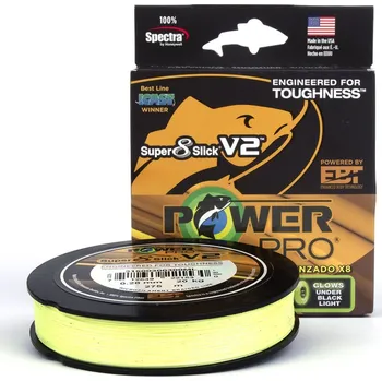 Šňůra PowerPro Super 8 Slick V2 135 m Moon Shine 0,28 mm
