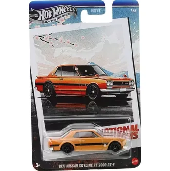 auto na autodráhu Hot Wheels Silver Series National Icons 1971 Nissan Skyline HT 2000 GT-R
