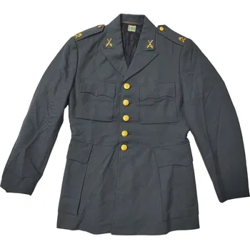 Dámské sako ARMÁDNÍ ORIGINÁL ŠVÉDSKO Sako pěší kavalérie M60 modré Švédsko Velikost: C 88