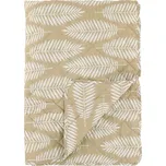 Chic Antique Prošívaný bavlněný přehoz Tropical Leaf 130 × 180 cm