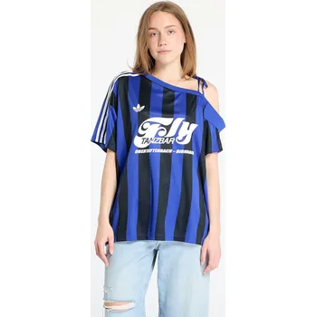 cyklistický dres Dres adidas Originals Off Shoulder Jersey Semi Lucid Blue/ Black XL