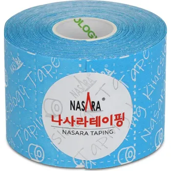 Tejpovací páska Nasara Kineziologický tejp Nasara, 5cm tyrkysová 5 cm x 5 m | 8 barev