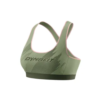 Podprsenka Dynafit Alpine Graphic BRA W sage 5560 XS; Zelená podprsenka + DÁREK DLE VÝBĚRU!