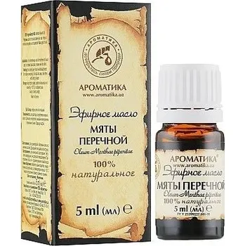 AROMATIKA Mátový olej, Aromatika, 100% přírodní, 5 ml
