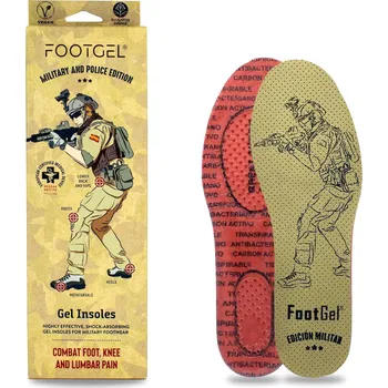 Vložka do bot FOOTGEL - GELOVÉ VLOŽKY DO BOT MILITARY FG-MILITS