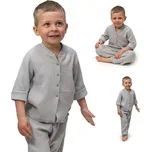 Esito Dětská mušelínová košile Luca Dove Grey Vel. 92