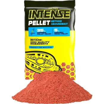 Návnadová surovina Carp Zoom Krmítková Směs Intense Pellet Method Groundbait 800 g - Jahoda