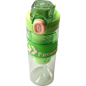 Láhev 1Mcz Sportovní láhev s vložkou na ovoce 650 ml, zelená