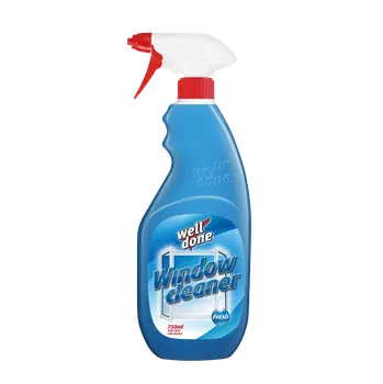 Vysavač na okno Well Done Čistící prostředek na okna Fresh s rozprašovačem 750ml