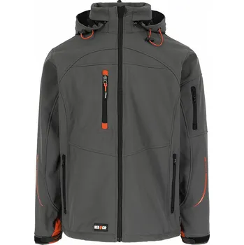 pracovní bunda POSEIDON softshel šedá 3XL