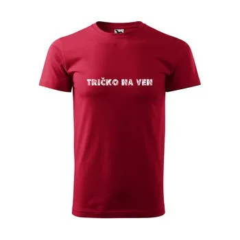 Pánské tričko Tričko s potiskem Tričko na ven: červené 3XL