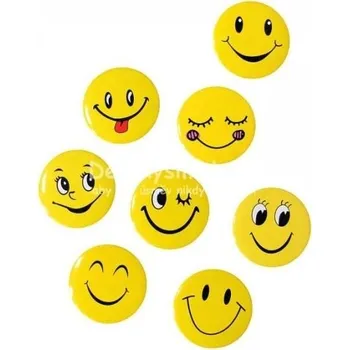 Odznak smile 4,5cm žlutý cena za 1ks